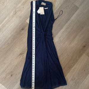 Elie Tahari Navy Maxi Dress